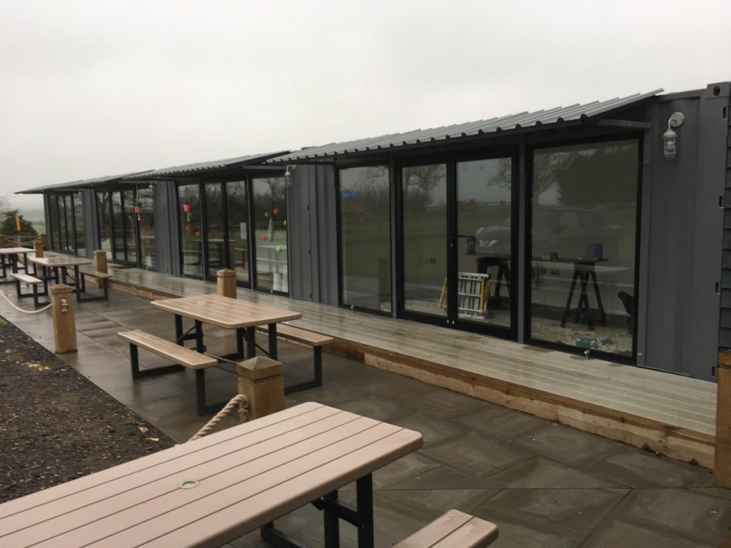 Containers used for a Retail conversion