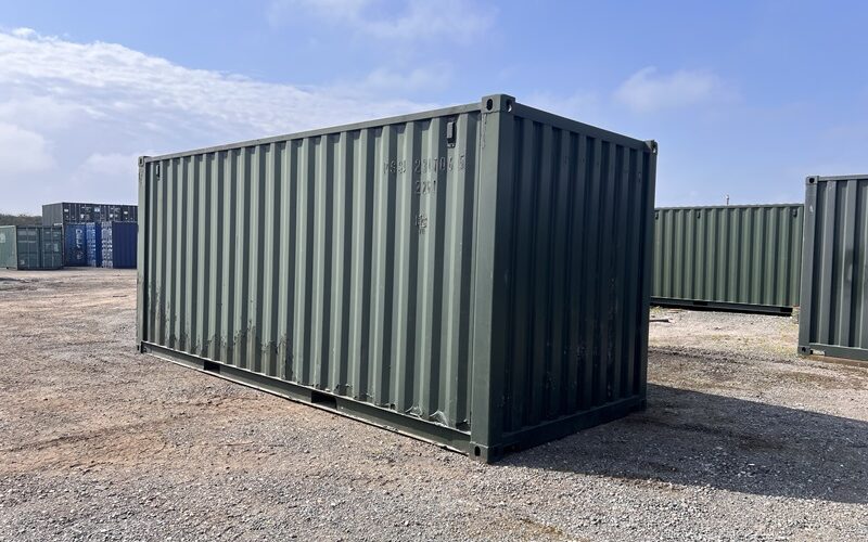  20ft container ex hire condition rear right – 2PC1007	