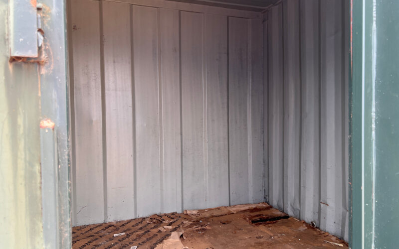  8ft ex hire container internal – 1PC0993	