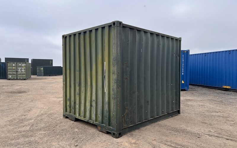  Container 8ft ex hire condition rear left – 1PC0991	