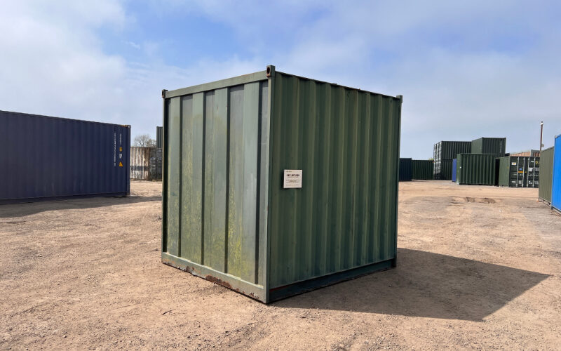  Container 8ft ex hire condition rear left – 1PC0993	