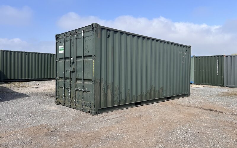  Ex hire 20ft container front right – 2PC1007	